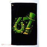 Six Seven 67 St Patricks Day Funny Saint Paddy's 6-7 Golf Towel thumb 0