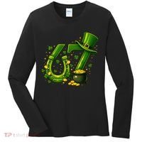 Six Seven 67 St Patricks Day Funny Saint Paddy's 6-7 Women's Long Sleeve Shirt thumb 0