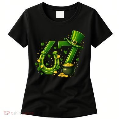 Six Seven 67 St Patricks Day Funny Saint Paddy's 6-7 Women's T-Shirt