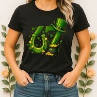 Six Seven 67 St Patricks Day Funny Saint Paddy's 6-7 Women's T-Shirt thumb 2