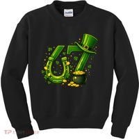 Six Seven 67 St Patricks Day Funny Saint Paddy's 6-7 Kids Sweatshirt thumb 0