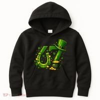 Six Seven 67 St Patricks Day Funny Saint Paddy's 6-7 Kids Hoodie thumb 0