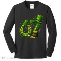 Six Seven 67 St Patricks Day Funny Saint Paddy's 6-7 Kids Long Sleeve Shirt thumb 0