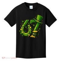 Six Seven 67 St Patricks Day Funny Saint Paddy's 6-7 Kids T-Shirt thumb 0