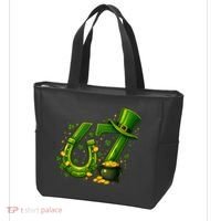 Six Seven 67 St Patricks Day Funny Saint Paddy's 6-7 Tote Bag thumb 3