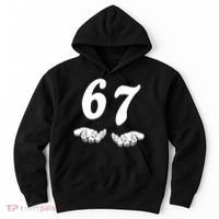 Six Seven 6 7 Meme Gen Alpha Slang Funny Hoodie thumb 0