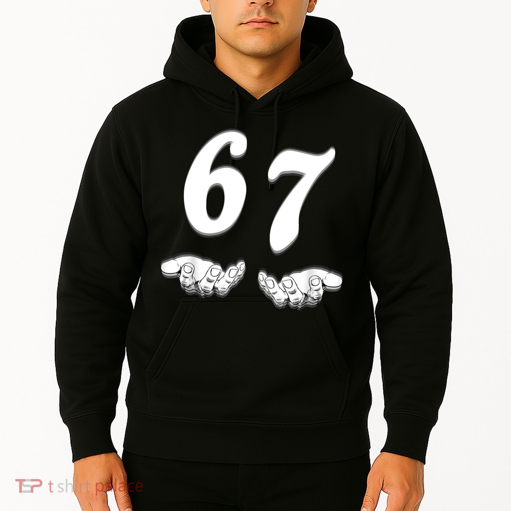 Six Seven 6 7 Meme Gen Alpha Slang Funny Hoodie