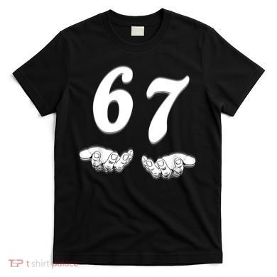Six Seven 6 7 Meme Gen Alpha Slang Funny T-Shirt