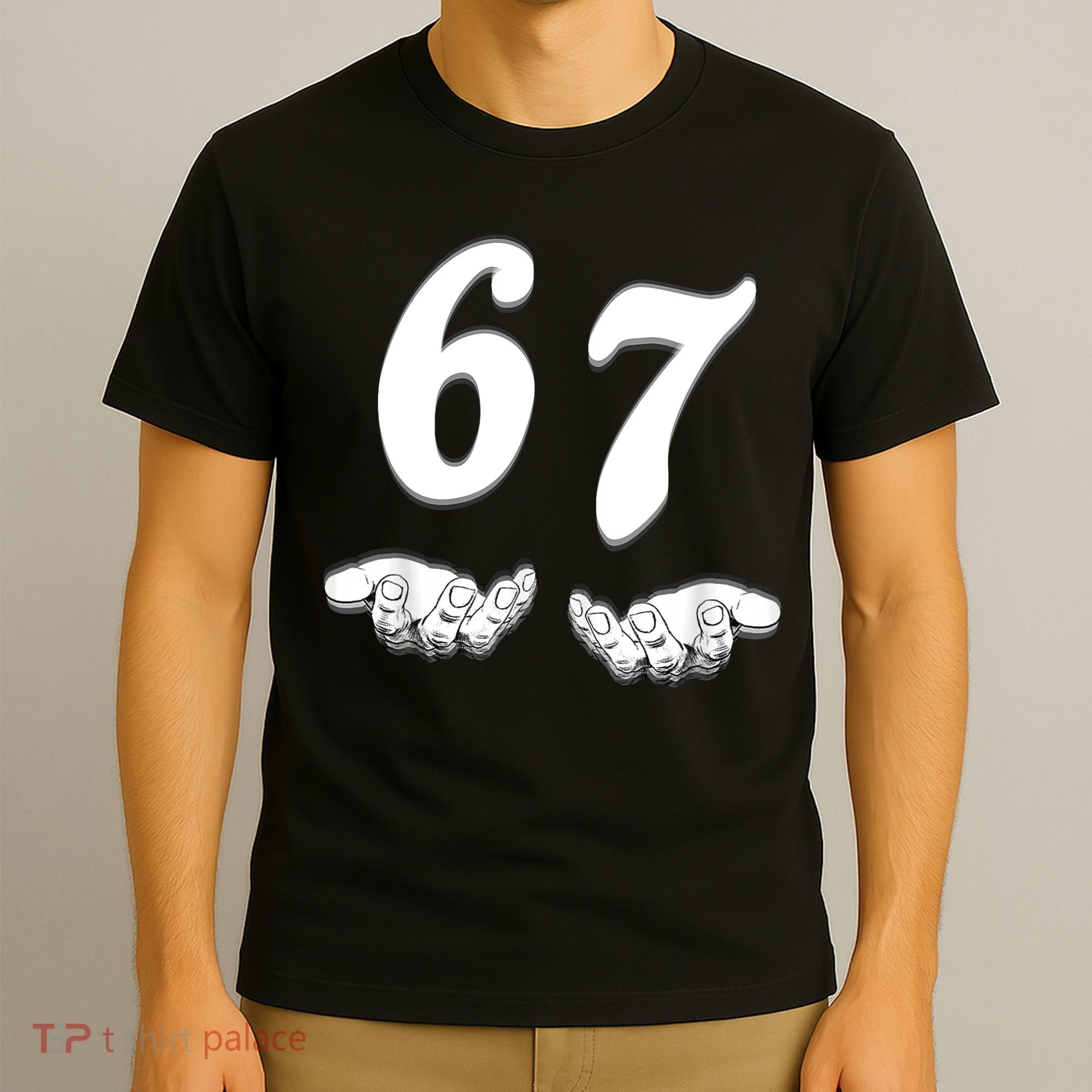 Six Seven 6 7 Meme Gen Alpha Slang Funny T-Shirt