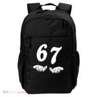 Six Seven 6 7 Meme Gen Alpha Slang Funny Backpack thumb 0