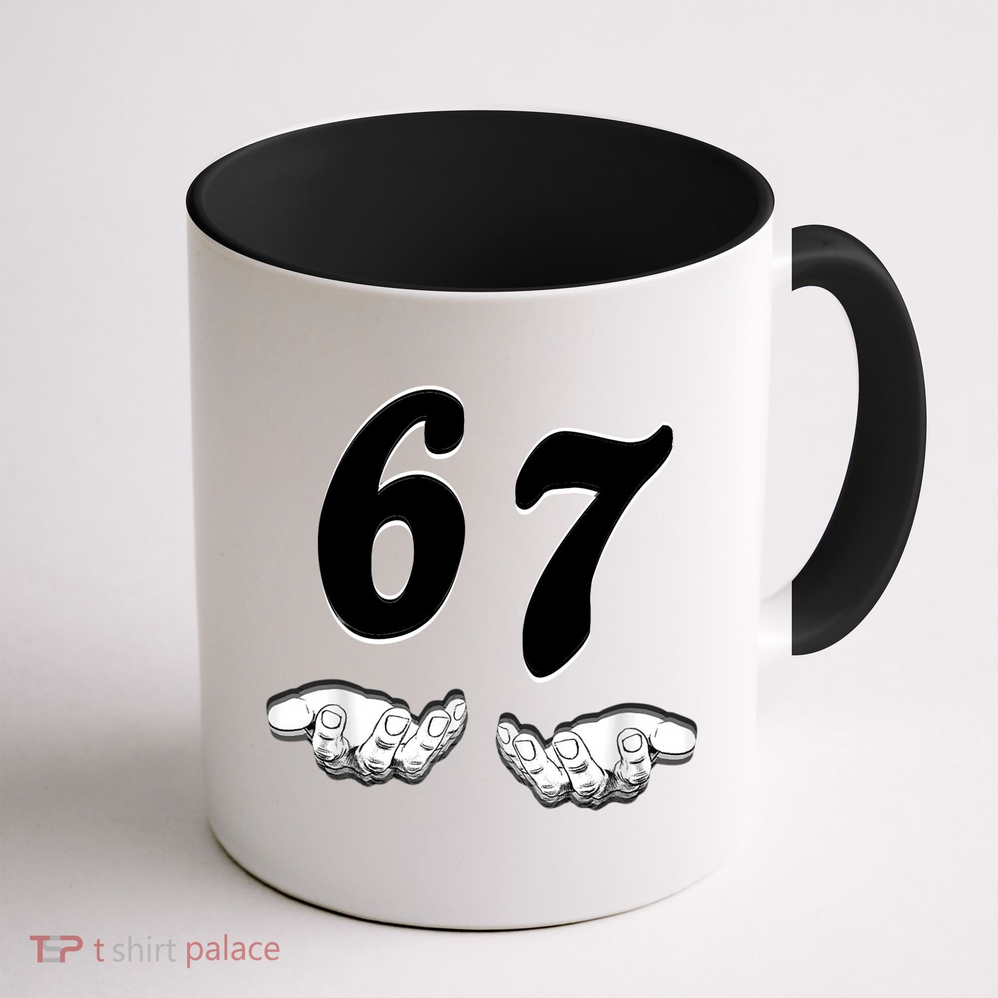 Six Seven 6 7 Meme Gen Alpha Slang Funny Coffee Mug
