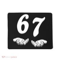 Six Seven 6 7 Meme Gen Alpha Slang Funny Mousepad thumb 0