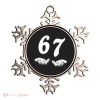 Six Seven 6 7 Meme Gen Alpha Slang Funny Ornament thumb 0