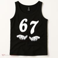 Six Seven 6 7 Meme Gen Alpha Slang Funny Tank Top thumb 2