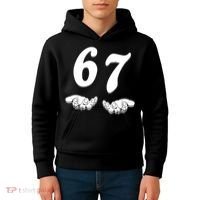 Six Seven 6 7 Meme Gen Alpha Slang Funny Kids Hoodie thumb 4