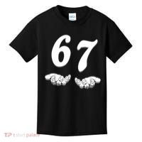 Six Seven 6 7 Meme Gen Alpha Slang Funny Kids T-Shirt thumb 0