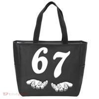 Six Seven 6 7 Meme Gen Alpha Slang Funny Tote Bag thumb 0