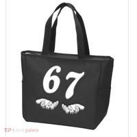 Six Seven 6 7 Meme Gen Alpha Slang Funny Tote Bag thumb 3