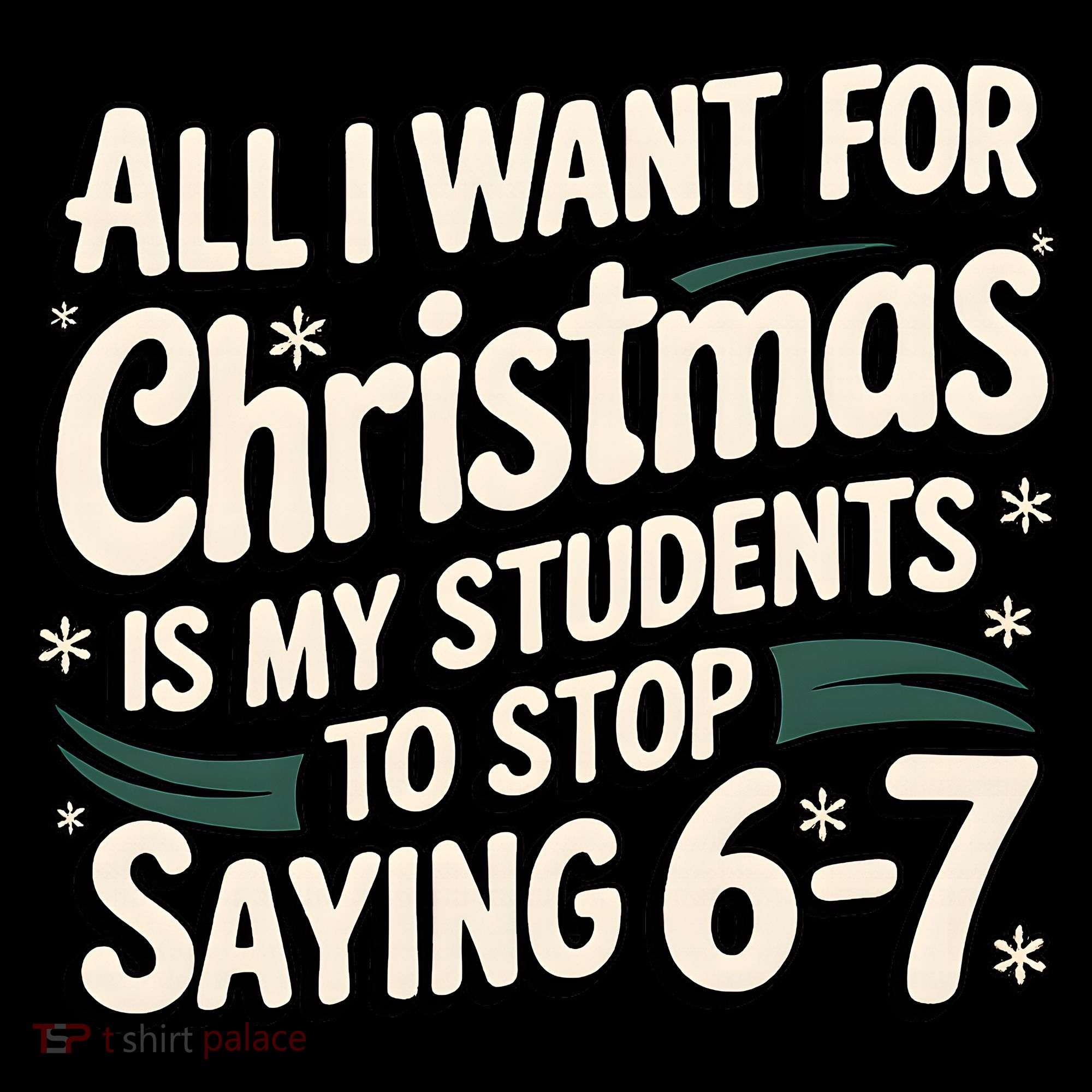 Students Saying 6-7 67 Six Seven Funny Teacher Christmas Women's Hoodie