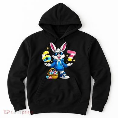 Six Seven 67 Easter 6-7 Bunny Basket Stuffers Hoodie