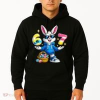 Six Seven 67 Easter 6-7 Bunny Basket Stuffers Hoodie thumb 2