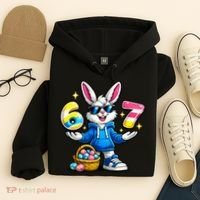 Six Seven 67 Easter 6-7 Bunny Basket Stuffers Hoodie thumb 4