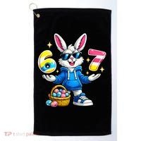 Six Seven 67 Easter 6-7 Bunny Basket Stuffers Golf Towel thumb 0
