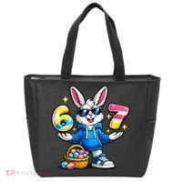 Six Seven 67 Easter 6-7 Bunny Basket Stuffers Tote Bag thumb 0