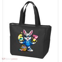Six Seven 67 Easter 6-7 Bunny Basket Stuffers Tote Bag thumb 3