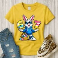 Six Seven 67 Easter 6-7 Bunny Basket Stuffers Women's T-Shirt thumb 3