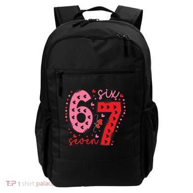 Six Seven 6-7 Valentines Day 67 Meme Backpack