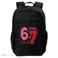Six Seven 6-7 Valentines Day 67 Meme Backpack thumb 0