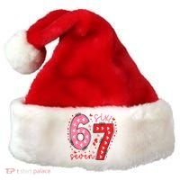 Six Seven 6-7 Valentines Day 67 Meme Santa Hat thumb 0