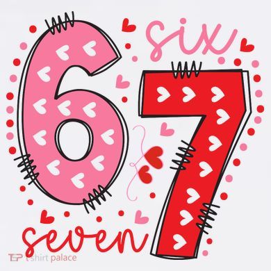 Six Seven 6-7 Valentines Day 67 Meme 15oz Campfire Ceramic Mug