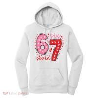 Six Seven 6-7 Valentines Day 67 Meme Women's Hoodie thumb 0