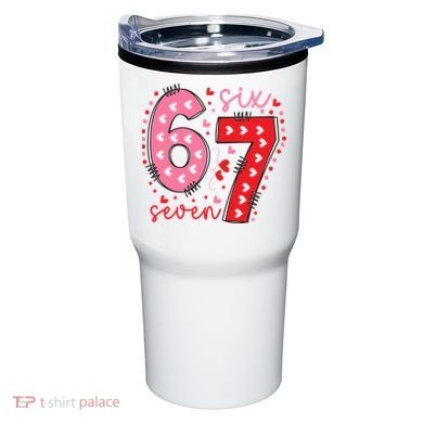 Six Seven 6-7 Valentines Day 67 Meme Tumbler