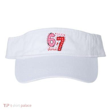 Six Seven 6-7 Valentines Day 67 Meme Visor