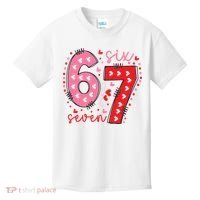 Six Seven 6-7 Valentines Day 67 Meme Kids T-Shirt thumb 0