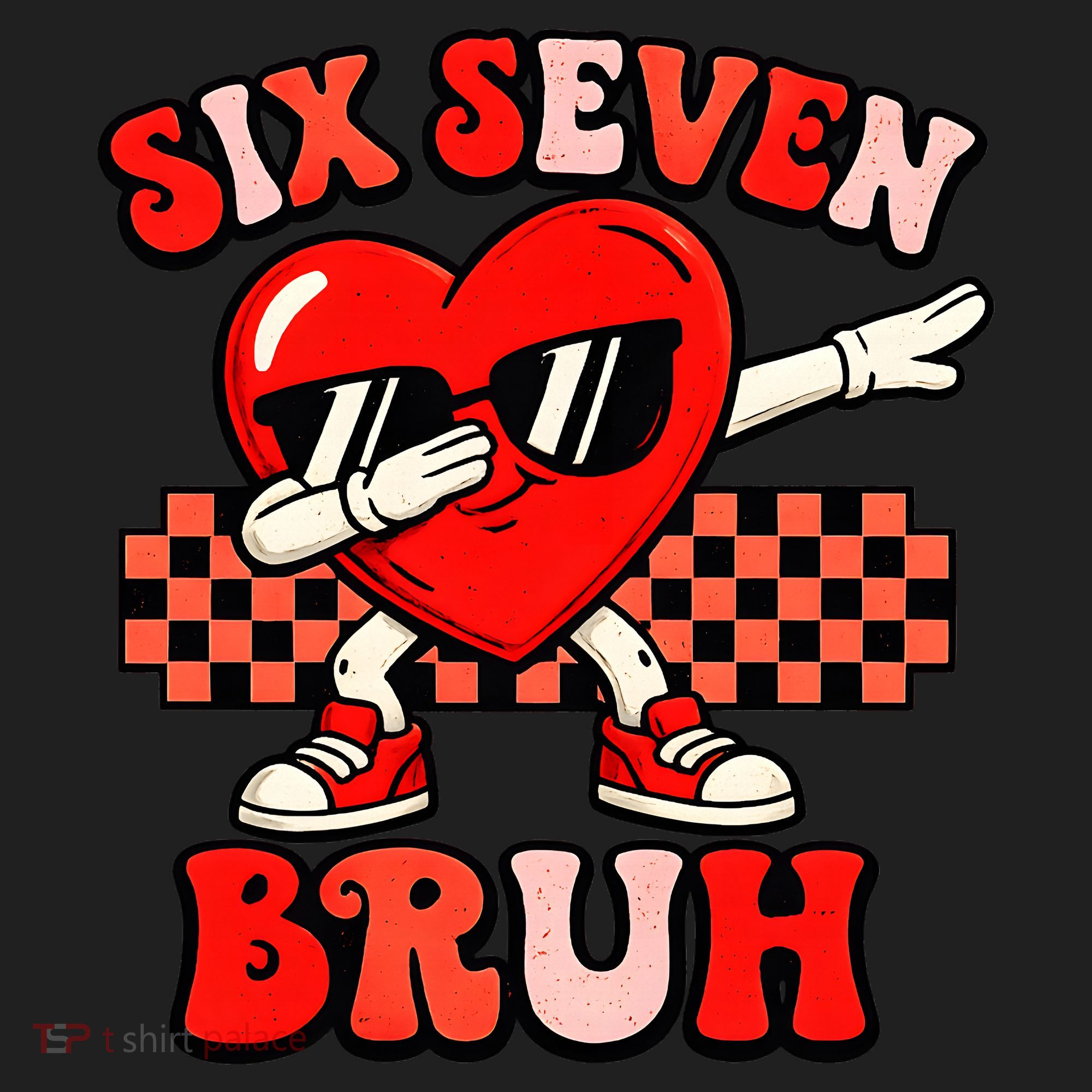 Six Seven 67 Meme Cool Valentine’s Day 6-7 Women's Sweatshirt