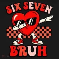 Six Seven 67 Meme Cool Valentine’s Day 6-7 Doggie Tank thumb 4
