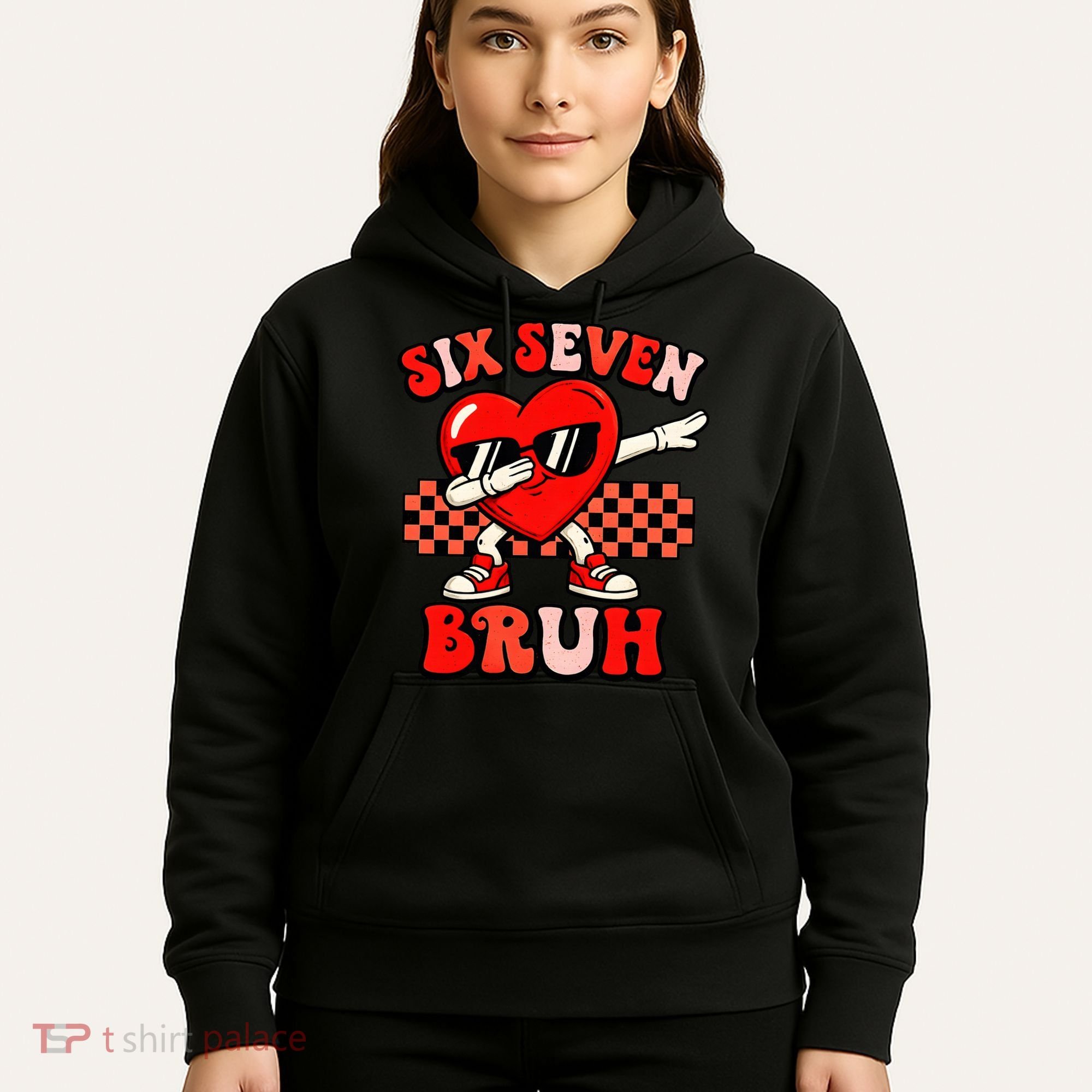 Six Seven 67 Meme Cool Valentine’s Day 6-7 Hoodie