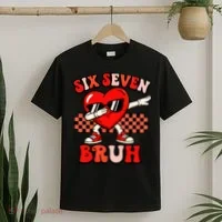 Six Seven 67 Meme Cool Valentine’s Day 6-7 T-Shirt thumb 2