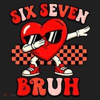 Six Seven 67 Meme Cool Valentine’s Day 6-7 Hat thumb 2