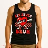 Six Seven 67 Meme Cool Valentine’s Day 6-7 Tank Top thumb 3