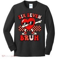 Six Seven 67 Meme Cool Valentine’s Day 6-7 Kids Long Sleeve Shirt thumb 0