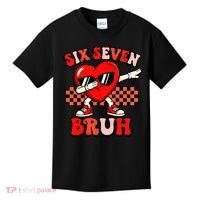 Six Seven 67 Meme Cool Valentine’s Day 6-7 Kids T-Shirt thumb 0