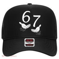 Six Seven 67 6-7 Kids 67 Meme Hands Funny Hat thumb 0