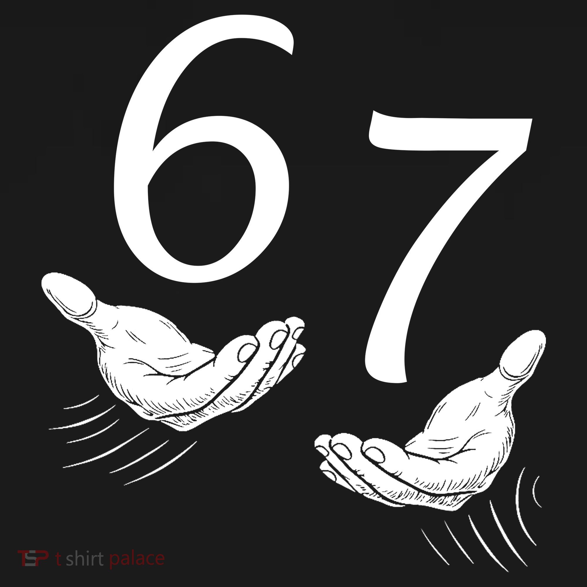 Six Seven 67 6-7 Kids 67 Meme Hands Funny Visor