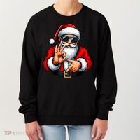 Six Seven 6 7 Meme Santa Christmas Women's Sweatshirt thumb 0