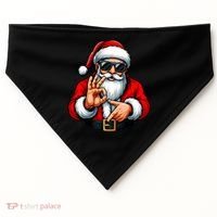 Six Seven 6 7 Meme Santa Christmas USA-Made Doggie Bandana thumb 0